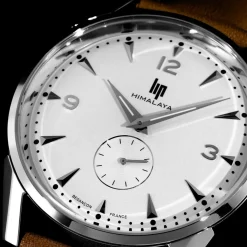 Montre Lip homme acier cuir marron