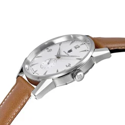 Montre Lip homme acier cuir marron