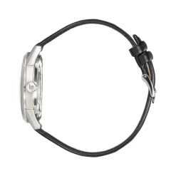 Montre Lip homme acier cuir noir