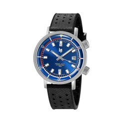Montre Lip homme automatique acier caoutchouc noir