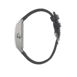 Montre Lip homme automatique acier bracelet cuir gris