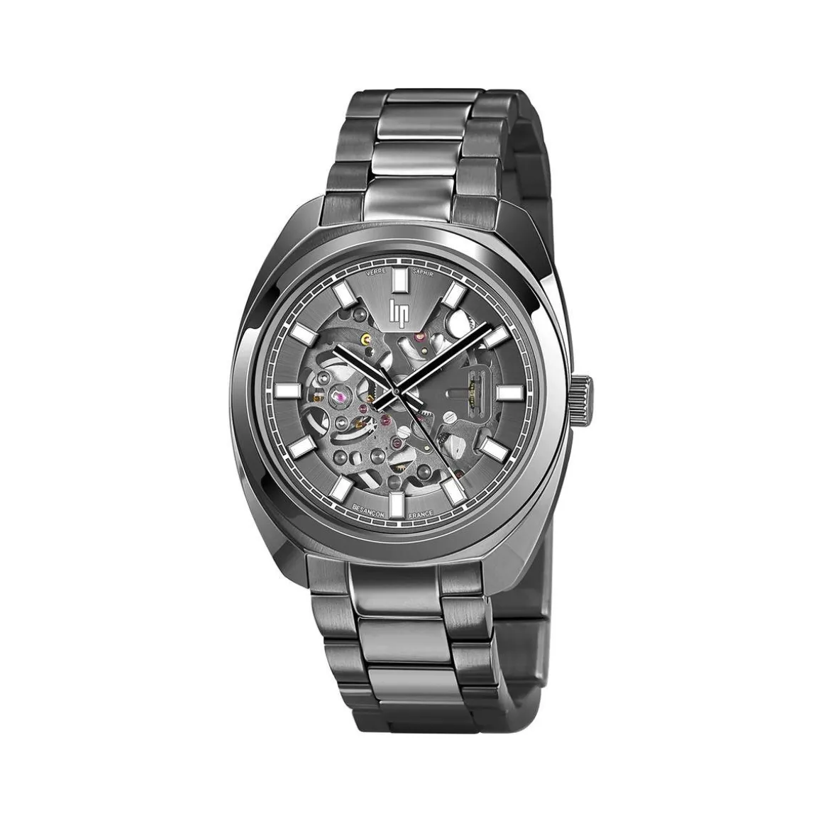 Montre Lip homme automatique acier bracelet métal
