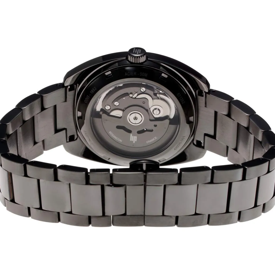 Montre Lip homme automatique acier bracelet métal