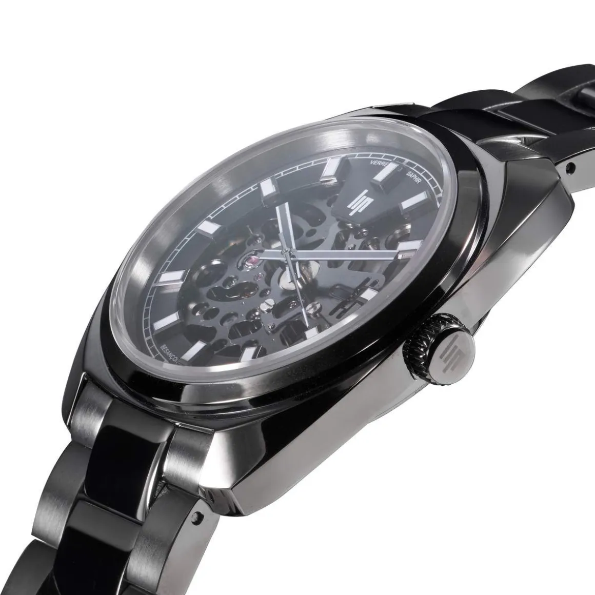 Montre Lip homme automatique acier bracelet métal