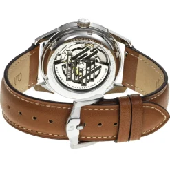 Montre LIP MANUFACTURE annapurna mixte automatique, bracelet cuir camel