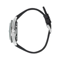 Montre LIP MANUFACTURE nautic 666 mixte automatique, bracelet silicone noir