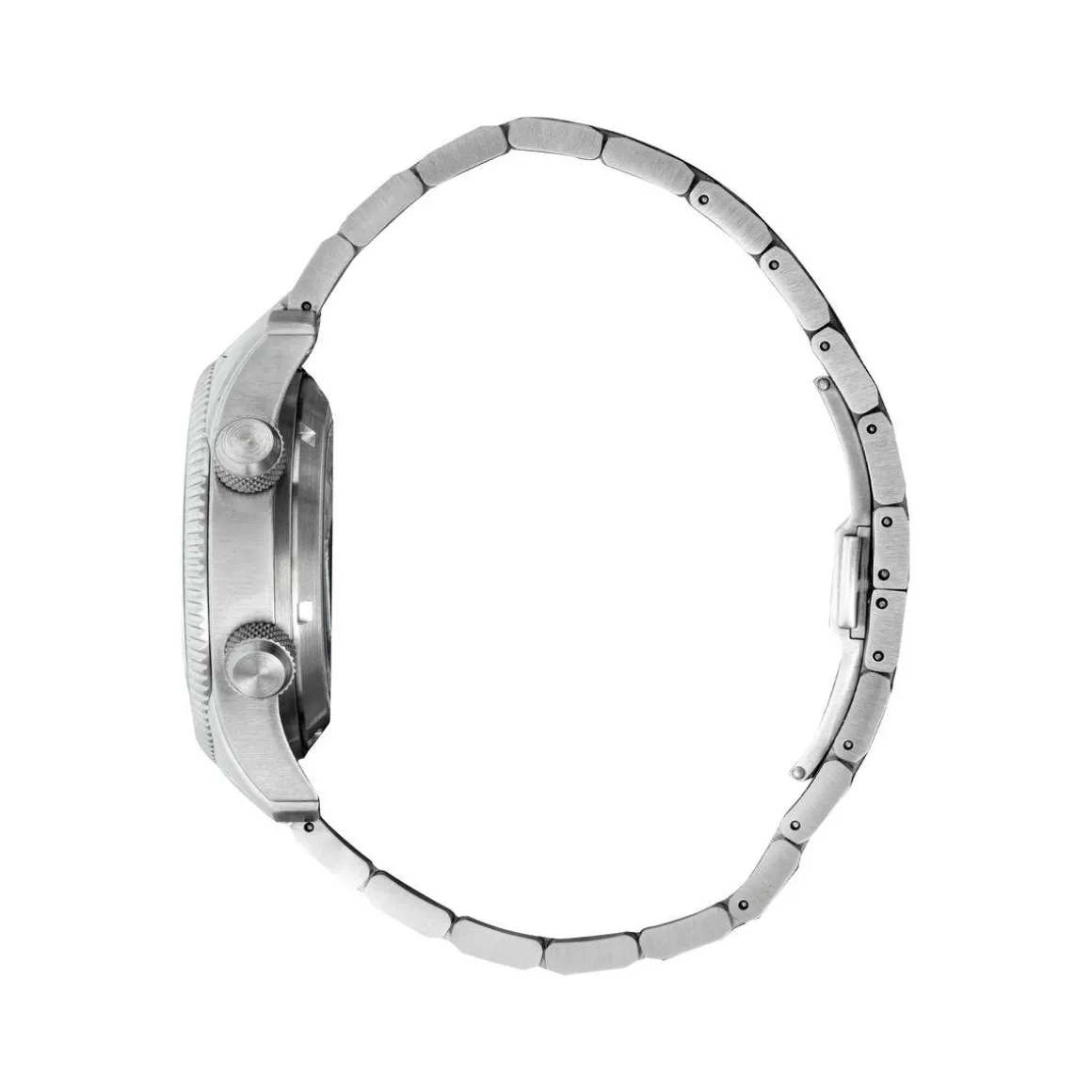 Montre LIP MANUFACTURE type 14 homme automatique, bracelet acier inoxydable argent