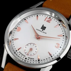 Montre Lip mixte acier cuir
