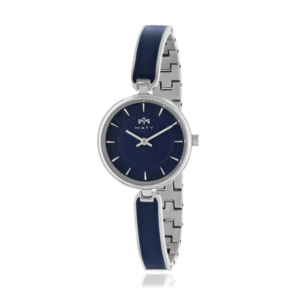 Montre MATY femme bracelet acier inoxydable argent