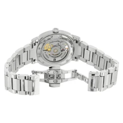 Montre MATY GM automatique cadran blanc bracelet acier