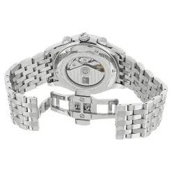 Montre MATY GM automatique chronographe cadran gris bracelet acier