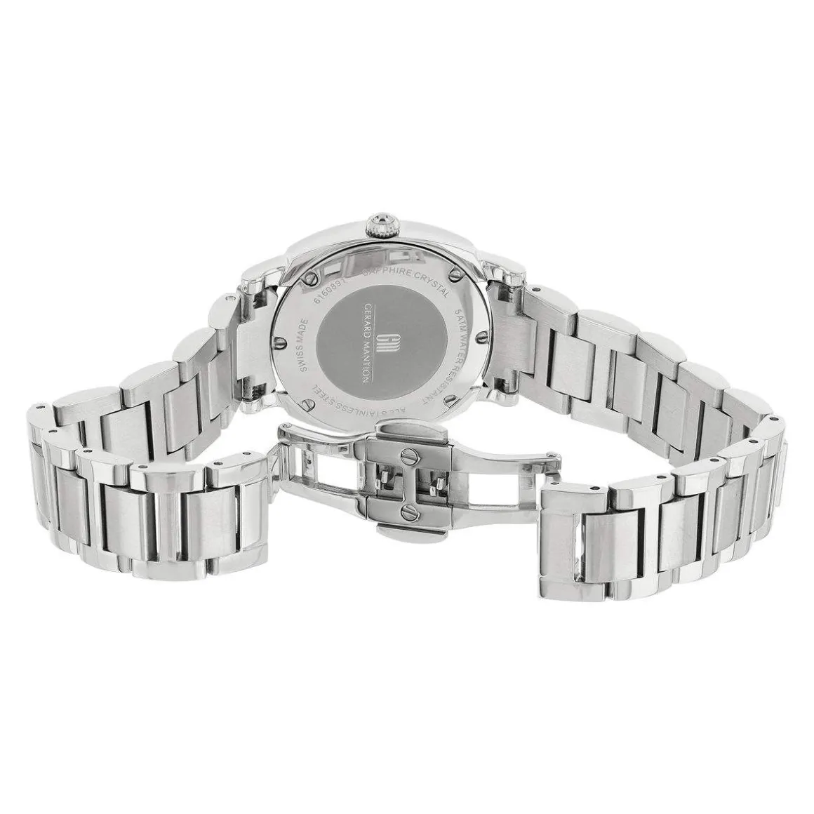 Montre MATY GM cadran Lapis Lazuli bracelet acier