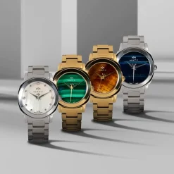 Montre MATY GM cadran nacre bracelet acier