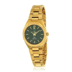 Montre MATY GM femme bracelet acier inoxydable doré jaune
