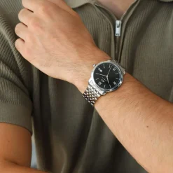 Montre MATY homme, bracelet acier inoxydable