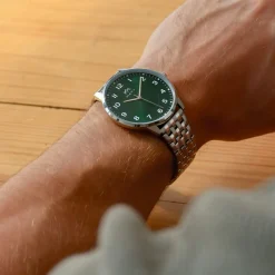 Montre MATY homme, bracelet acier inoxydable