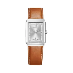 Montre MICHEL HERBELIN Art deco empire homme bracelet cuir marron