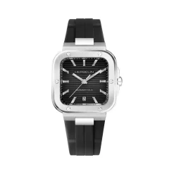 Montre MICHEL HERBELIN Cap camarat homme automatique, bracelet silicone noir