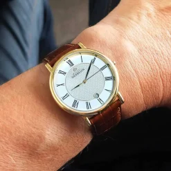 Montre MICHEL HERBELIN classiques homme bracelet cuir