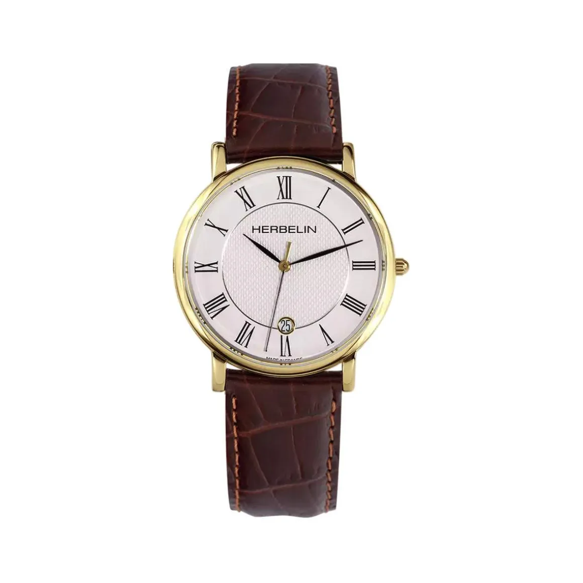 Montre MICHEL HERBELIN classiques homme bracelet cuir