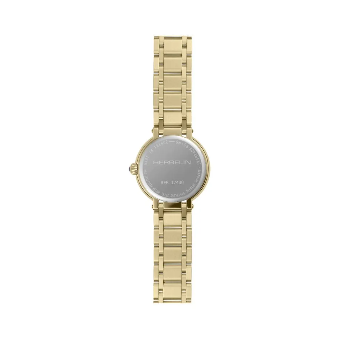 Montre MICHEL HERBELIN galet femme bracelet acier