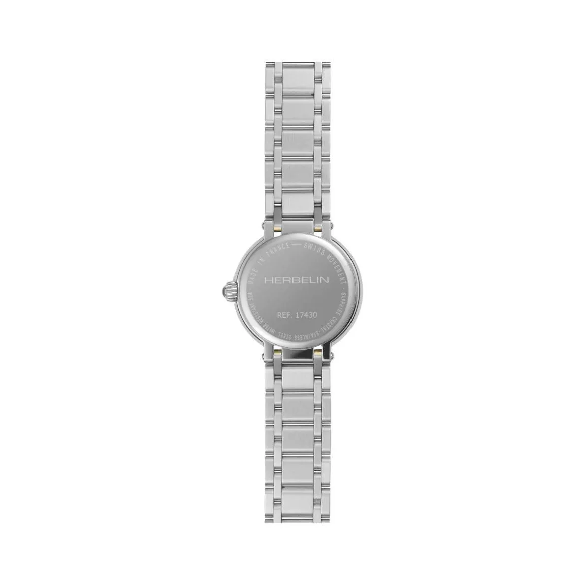 Montre MICHEL HERBELIN galet femme bracelet acier