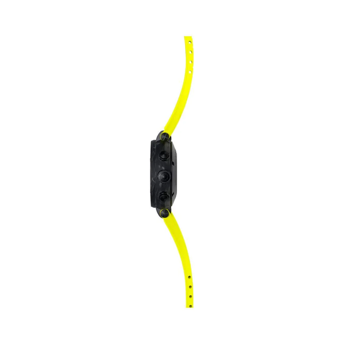Montre MICHEL HERBELIN newport chrono auto carbone homme automatique, bracelet caoutchouc jaune