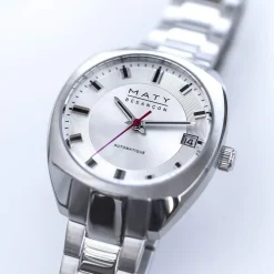 Montre mixte automatique acier bracelet acier