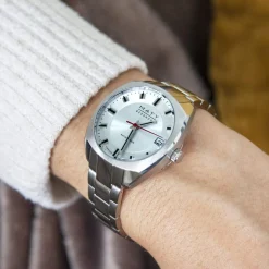 Montre mixte automatique acier bracelet acier