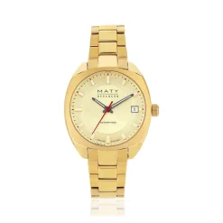 Montre mixte automatique acier doré bracelet acier doré