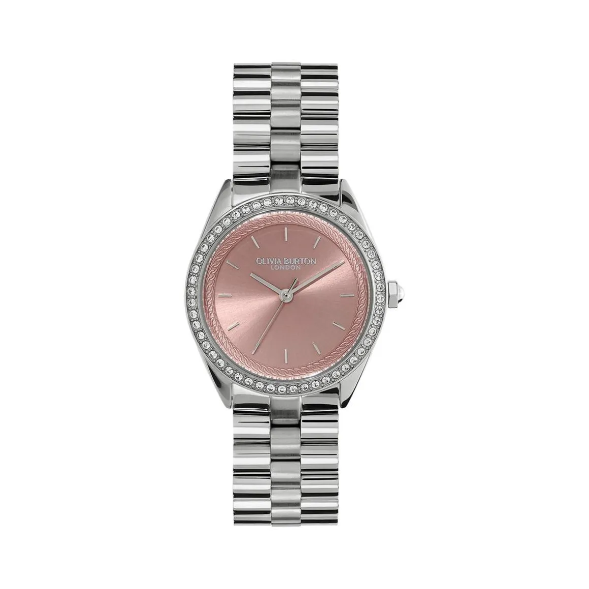 Montre OLIVIA BURTON femme bracelet acier inoxydable argent