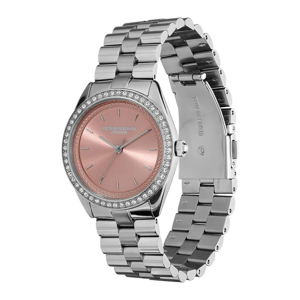 Montre OLIVIA BURTON femme bracelet acier inoxydable argent