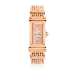 Montre Opéra femme acier rosé