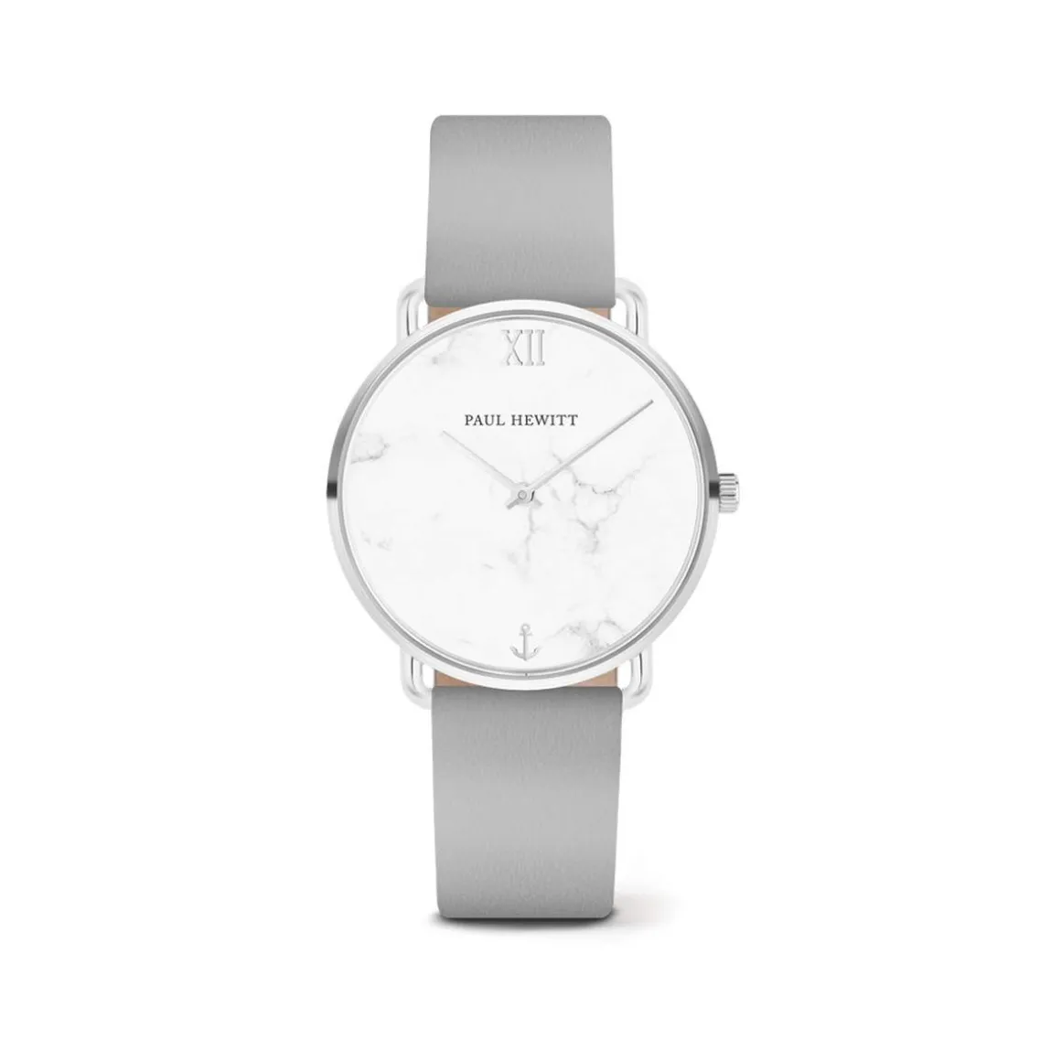 Montre Paul Hewitt femme acier cuir gris