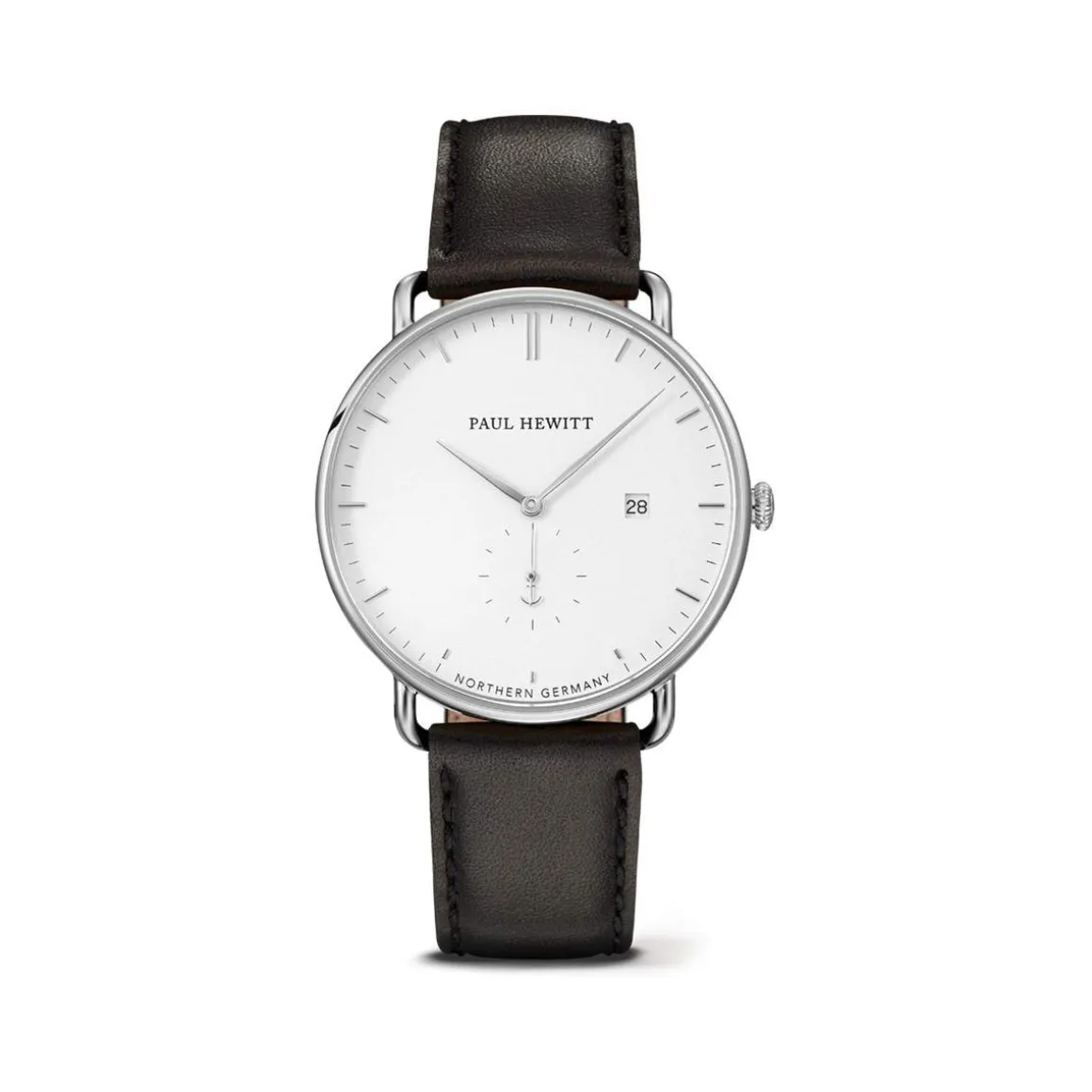 Montre Paul Hewitt homme acier cuir