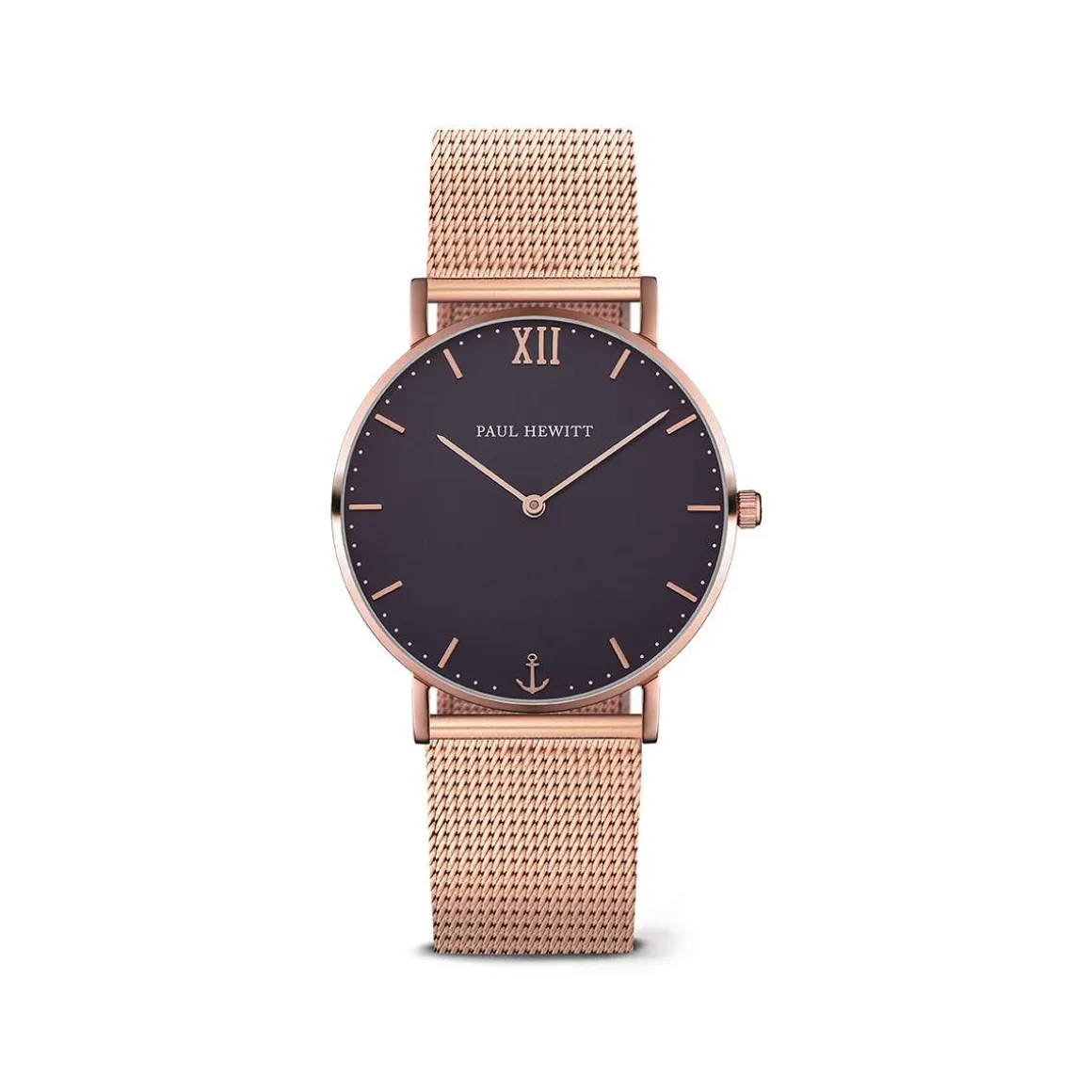 Montre Paul Hewitt mixte acier doré rose