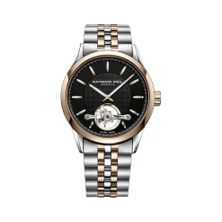Montre Raymond Weil Freelancer homme acier rose