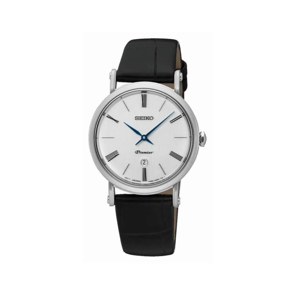 Montre Seiko femme acier bracelet cuir