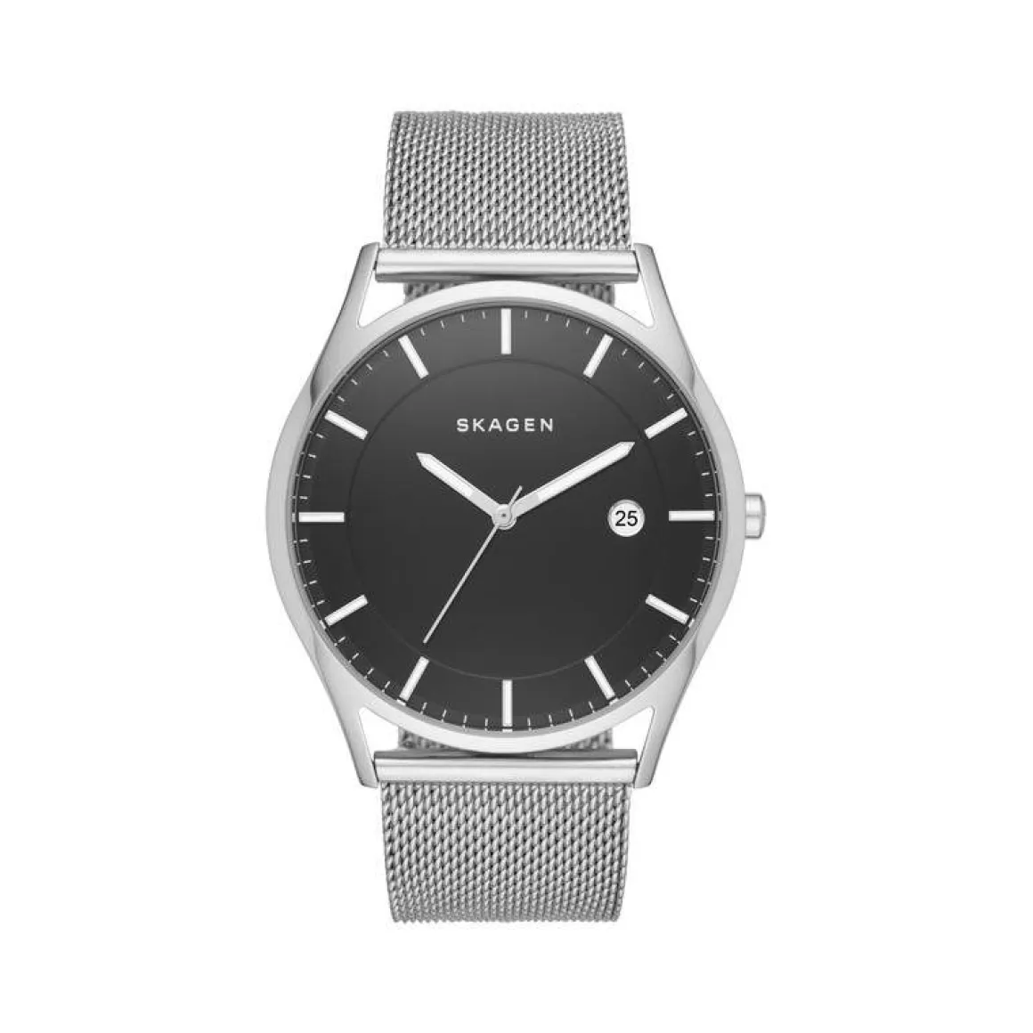 Montre Skagen homme acier milanais date