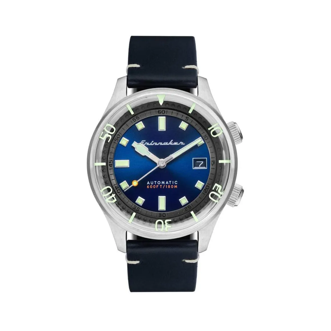 Montre Spinnaker homme acier cuir