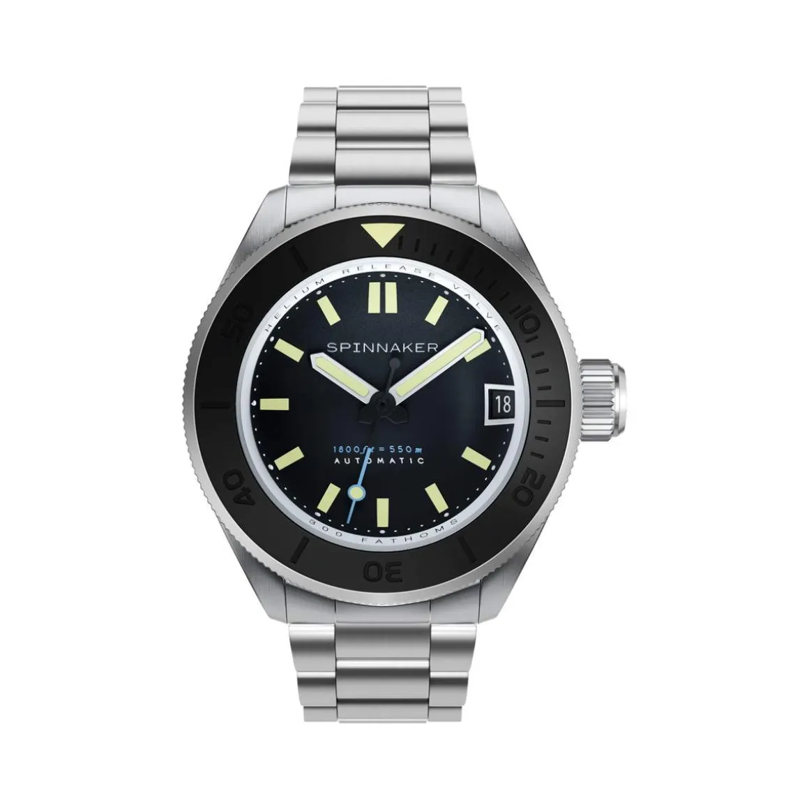 Montre SPINNAKER homme automatique bracelet acier