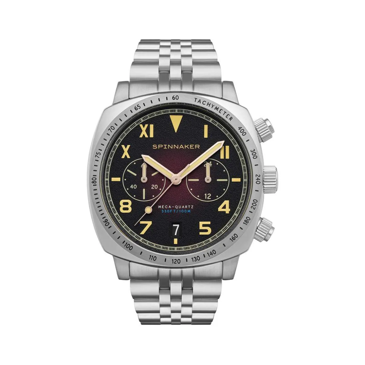 Montre Spinnaker homme chronographe acier