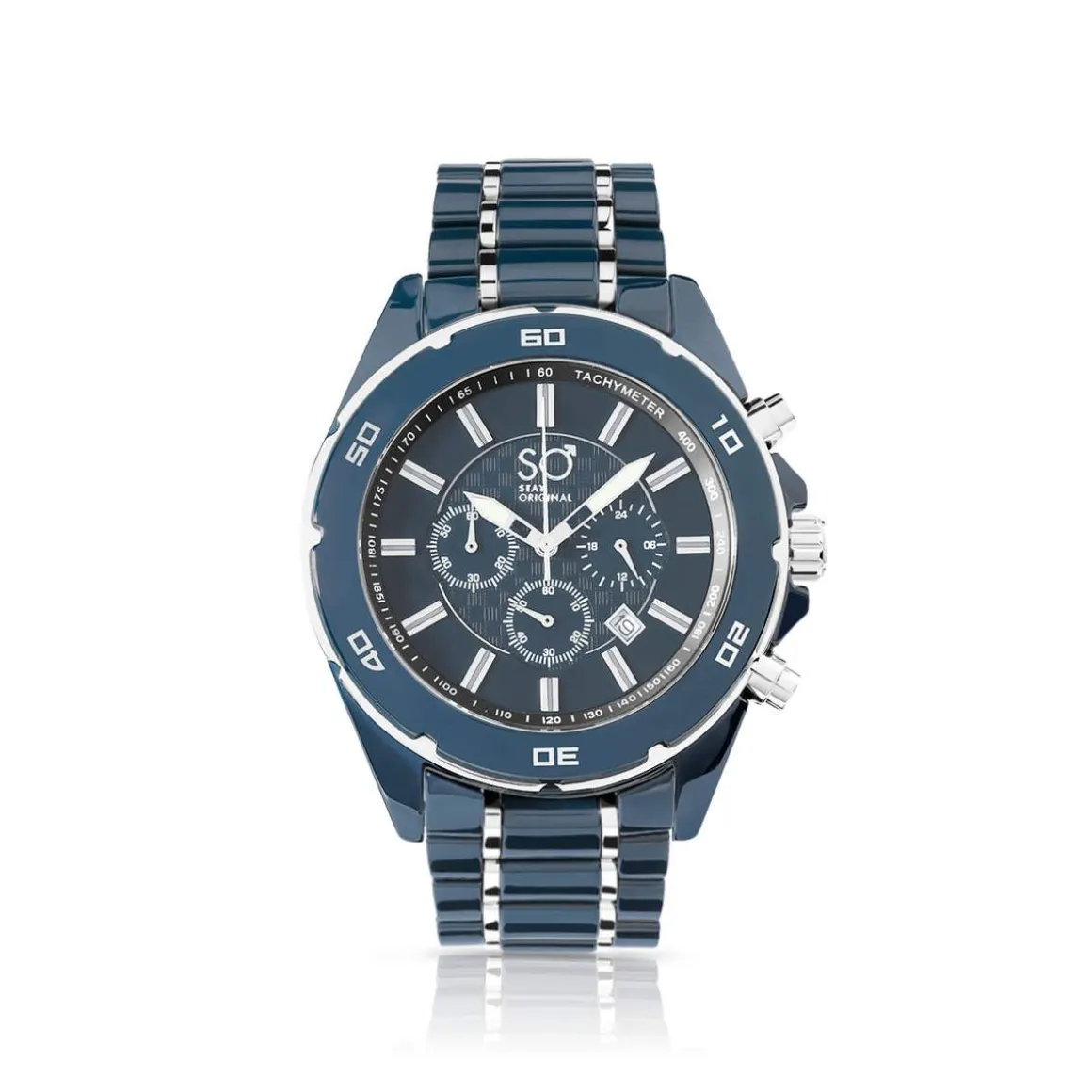 Montre Stay Original homme chronographe céramique
