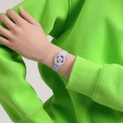 Montre SWATCH essentials femme cadran violet bracelet silicone violet