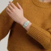 Montre SWATCH essentials femme cadran vert bracelet silicone vert