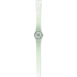 Montre SWATCH essentials femme cadran vert bracelet silicone vert