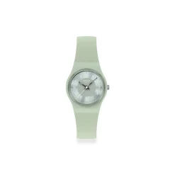 Montre SWATCH essentials femme cadran vert bracelet silicone vert