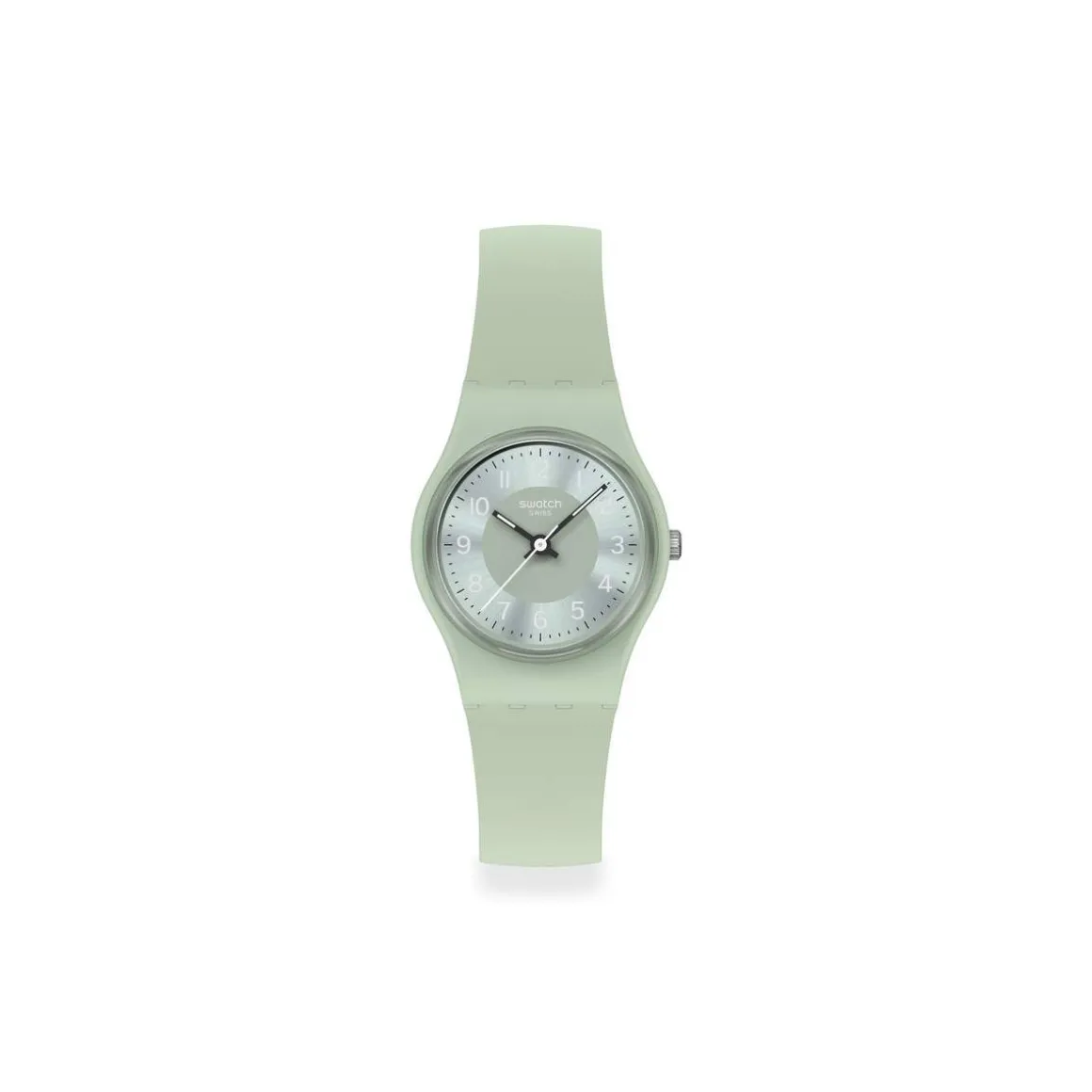 Montre SWATCH essentials femme cadran vert bracelet silicone vert