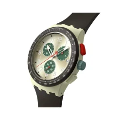 Montre SWATCH essentials homme bracelet silicone brun