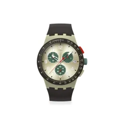 Montre SWATCH essentials homme bracelet silicone brun